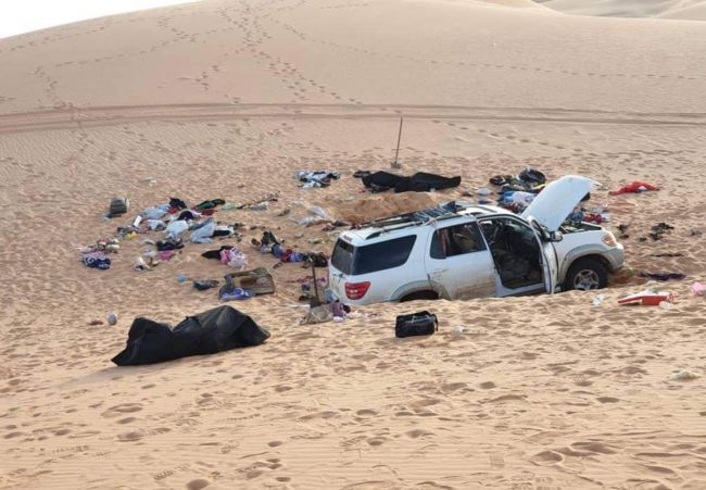 مأساة عائلة ضاعت في الصحراء ومات أفرادها عطشاً وجوعاً والأم تترك رسالة وداعية مؤثرة (صور)