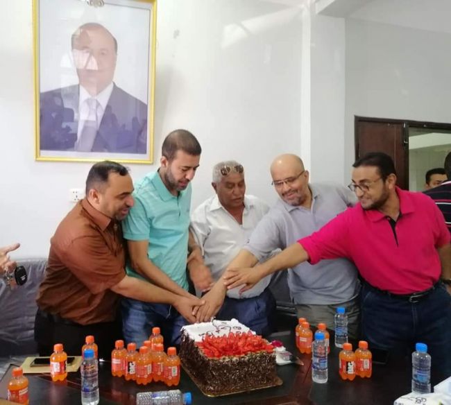 الإدارة العامة لإعلام وزارة الشباب تحتفي بالزميل المنتصر