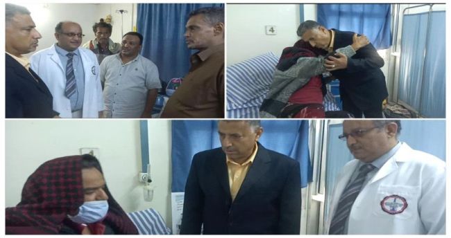 منحة علاجية بالخارج من محافظ عدن للفنانين نائف عوض وأسامة عزاني