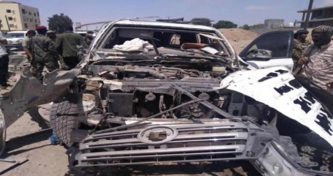 الكشف عن اخر إحصائية لضحايا تفجير موكب قائد الدعم والاسناد في عدن