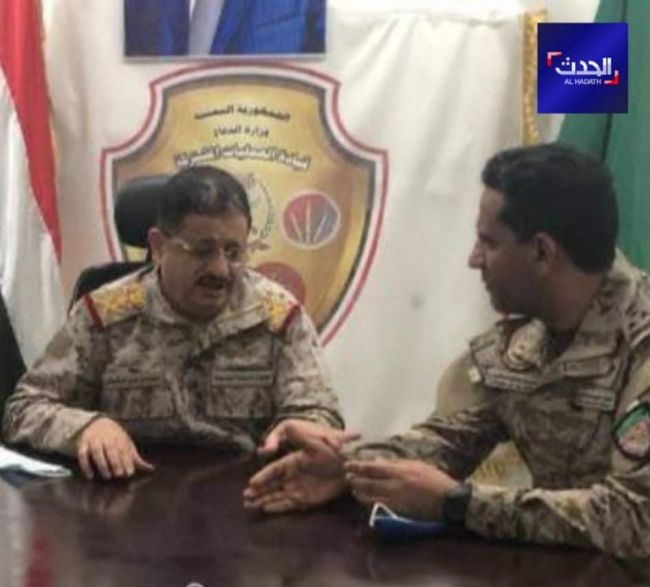 وزير الدفاع يستقبل متحدث قوات التحالف ويشيد بمواقف الأشقاء في قيادة تحالف دعم الشرعية وجهودهم