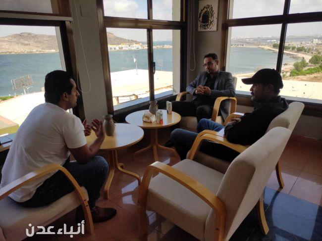 سكرتير محافظ عدن يزور مكتب منتدى التنمية السياسية عدن