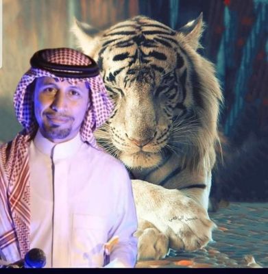 القائد علي عسكر اليزيدي يهنئ الشاعر عصام النمر اليزيدي بفوزه بمسابقة المليار