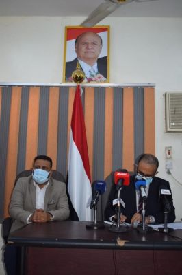 في مؤتمر صحفي :   الوزير بحيبح يستعرض الجهود الإحترازية لمواجهة جائحة كورونا