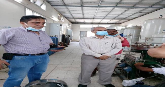 بدء إعادة تأهيل مصنع الأكسجين في عدن