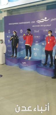 وزير الشباب والرياضة يهنئ البطل مختار اليماني بتحقيقه ذهبية السباحة العربية