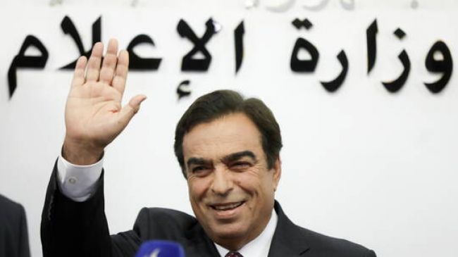 وزير الإعلام اللبناني جورج قرداحي يعلن استقالته رسميا