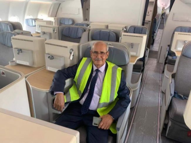 لعمل اللمسات الأخيرة.. وصول الطائرة اليمنية الجديدة من ميلانو لمطار القاهرة الدولي