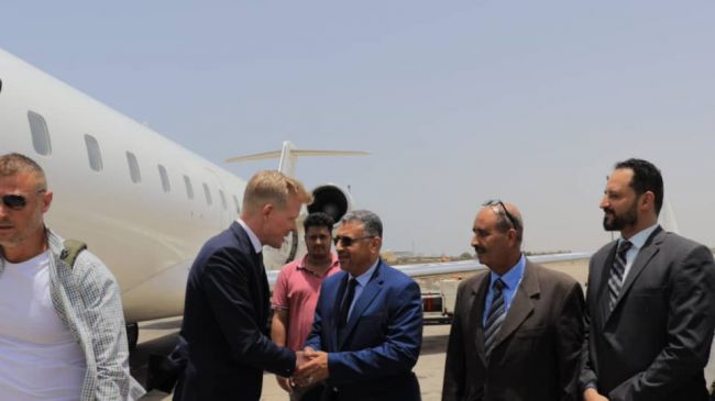 وصول المبعوث الأممي لدى اليمن إلى العاصمة المؤقتة عدن