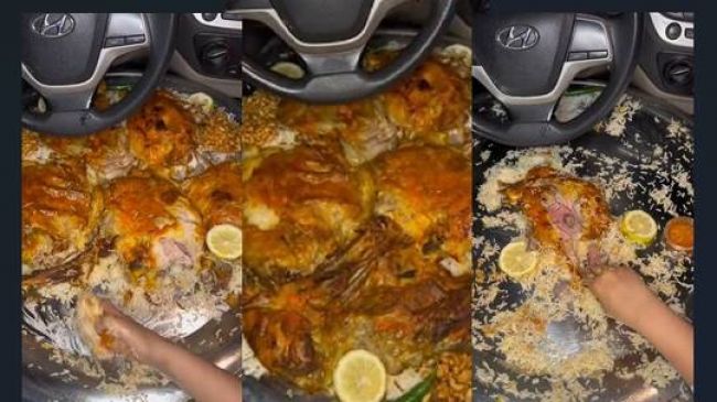 شاهد : في وجبة واحدة.. طفل يلتهم خروفا في السعودية (صور   فيديو)