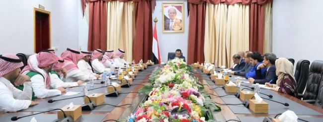 رئيس الوزراء يستقبل السفير السعودي والوفد المرافق له في عدن
